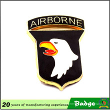 Black Airborne Pin Badges